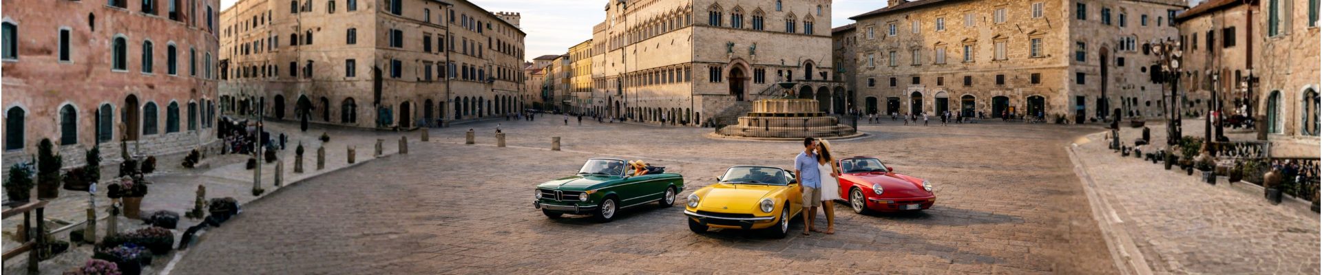 Classic car rent Perugia